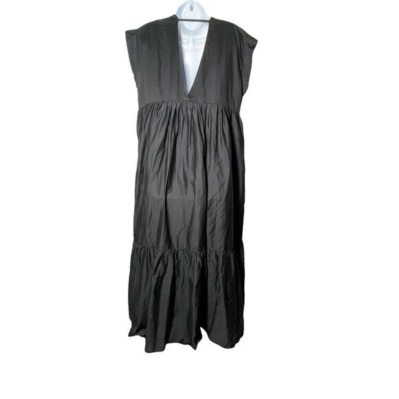 ENRICA black maxi dress Made in Japan one size fits all NWT - Picture 3 of 11